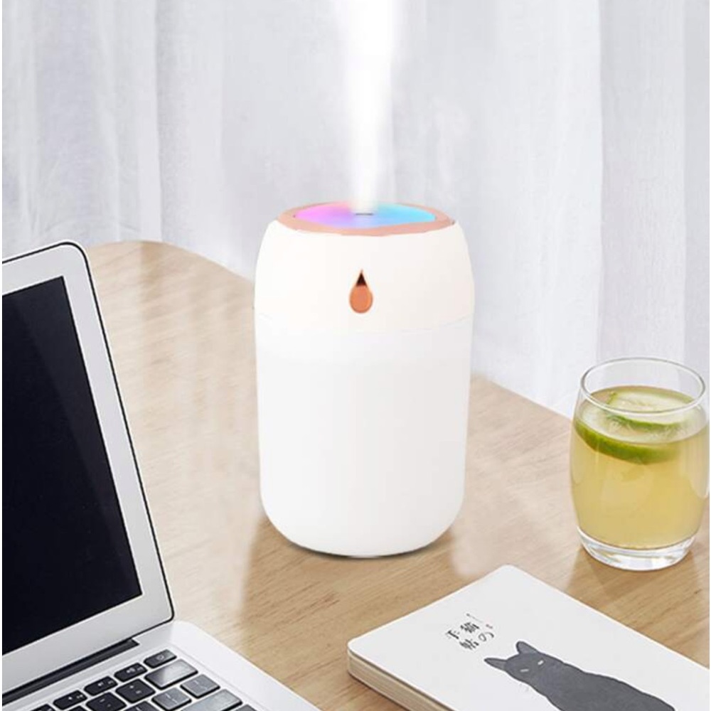 New Water Drop Colourful Light Pore Minimalist Silent Facial USB Humidifer - Picture 3 of 17